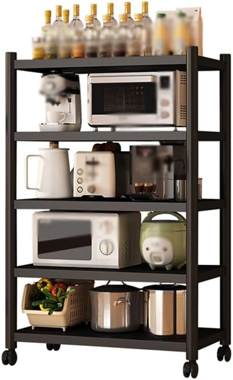 CHICKEN Pot and Pan Organizer Kitchen Storage Rack Microwave Oven Storage Rack Removable Floor Storage Rack Kitchen Kitchen Utensils Multi-Layer Storage Rack Kitchen Organizers and Storage