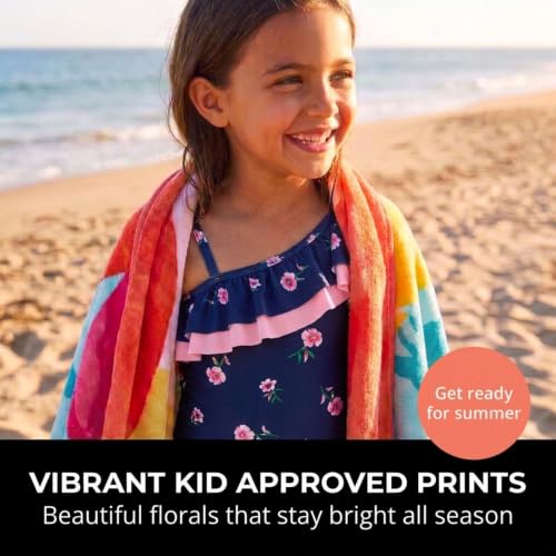 Image of Kanu Surf Girls Morgan Floral Ruffle 1-Shoulder 1-piece Swimsuit