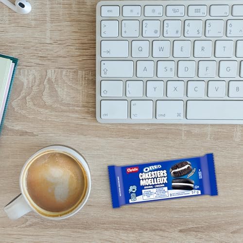 OREO Cakesters Soft Snack Cakes, 285g (Pack of 5, 57g each) Snack Packs, Original - 5