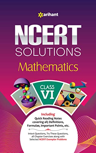 Arihant Ncert Solutions Guide For Class 6 Mathematics 2024 Chapterwise Notes, Definitions, Keywords, Paheli And Boojho Questions, Ncert And Exemplar S