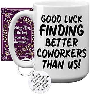 Fancabin Coworker Leaving Gifts - Large 15oz Good Luck Finding Better Coworkers Than