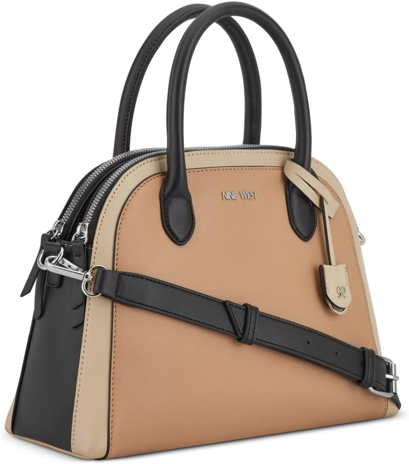 Nine West Women's Gertrude 3 Comp Dome Satchel