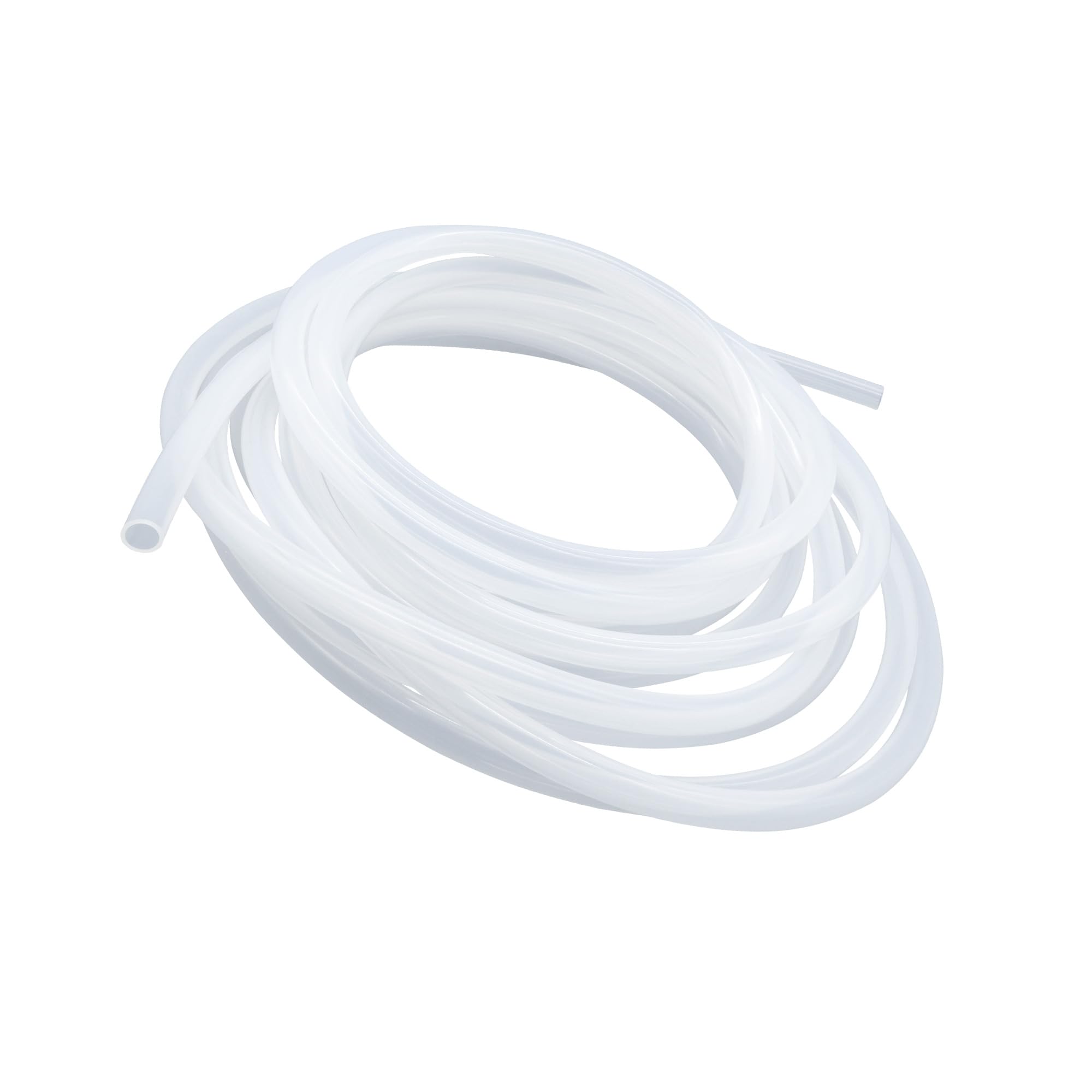 Tubo de silicona transparente, manguera de grado alimenticio, tamaño 12,7 mm x 15,9 mm, longitud de 4,5 m, grosor de 1,6 mm, tubo de silicona de goma flexible para tuberías de aire/agua