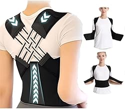 X-Cross Neoprene Posture Corrector Belt |Back Pain Relief Posture Corrector|Shoulder,Back Support Belt|Back Straightener Brace For Spine|Clavicle Support (Free Size,Unisex)