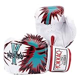 YOKKAO Muay Thai Designer Smash Boxing Gloves - White - 10oz