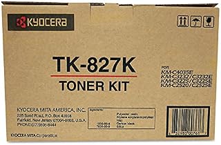 Kyocera TK827K TK827K Toner, 15,000 Page-Yield, Black