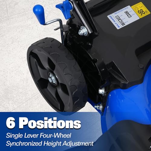 Image of BILT HARD 21 Inch Lawn Mower Gas Powered, 4-Cycle 144cc Engine, 3-in-1 Push Lawnmower with Bagging, Mulching & Side Discharge, Adjustable 8-Positions Cutting Height, Easy Start