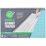 The Superior Check and Debit Card Register W I D E edition - Blue