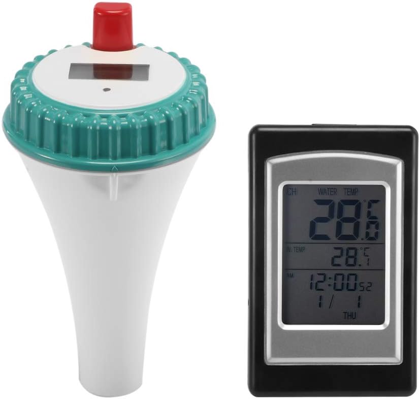 Wireless Floating Thermometer Swimming Pool Waterproof Hot Tub Pond Spa Easy To Read Water Temperature Scale