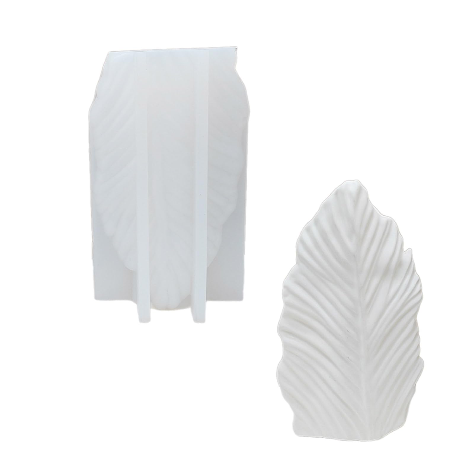Eleganti stampi in resina stampi in silicone stampi flessibili per vasi a forma di foglia barattoli per gioielli per realizzare vasi