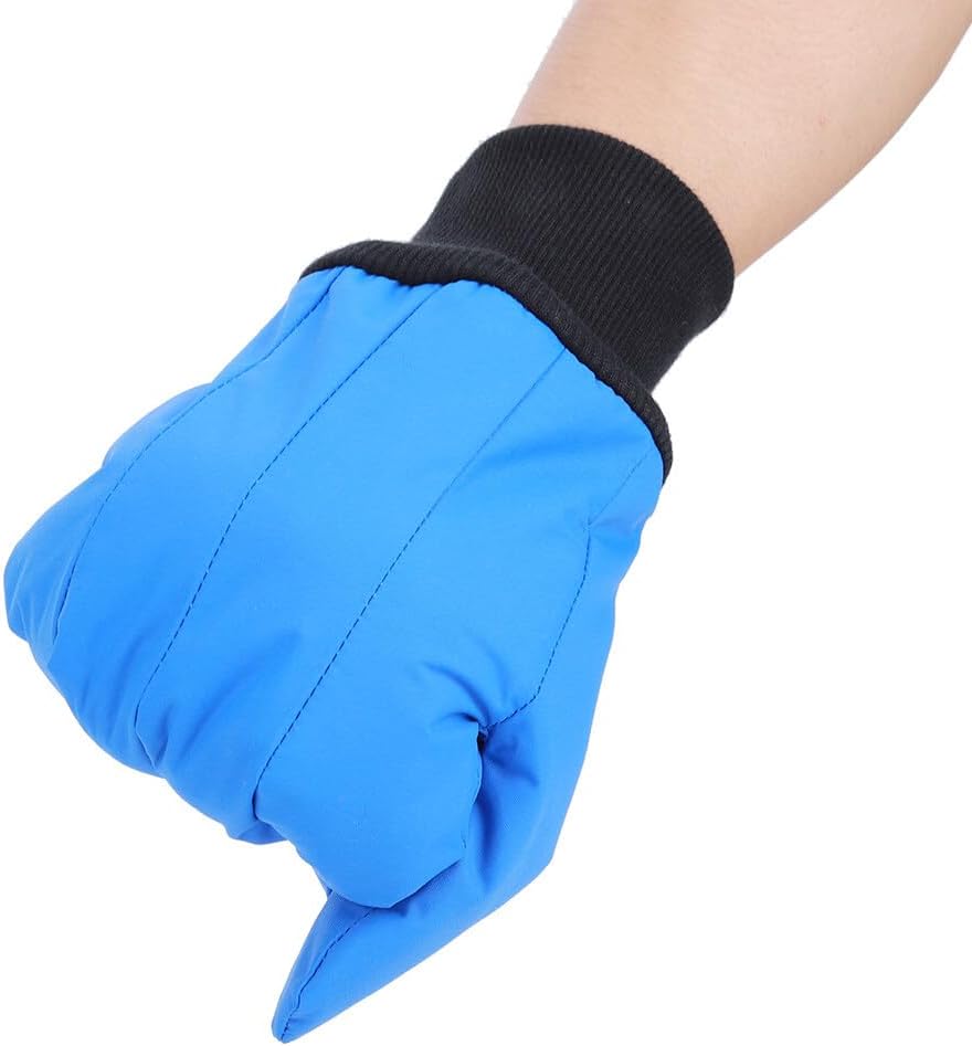 Cryogenic Gloves LN2, Low Temperature Protective Work Gloves - 200°C to- 360°C Liquid Nitrogen Protective Glove for Dry Ice Freezer Cold Weather