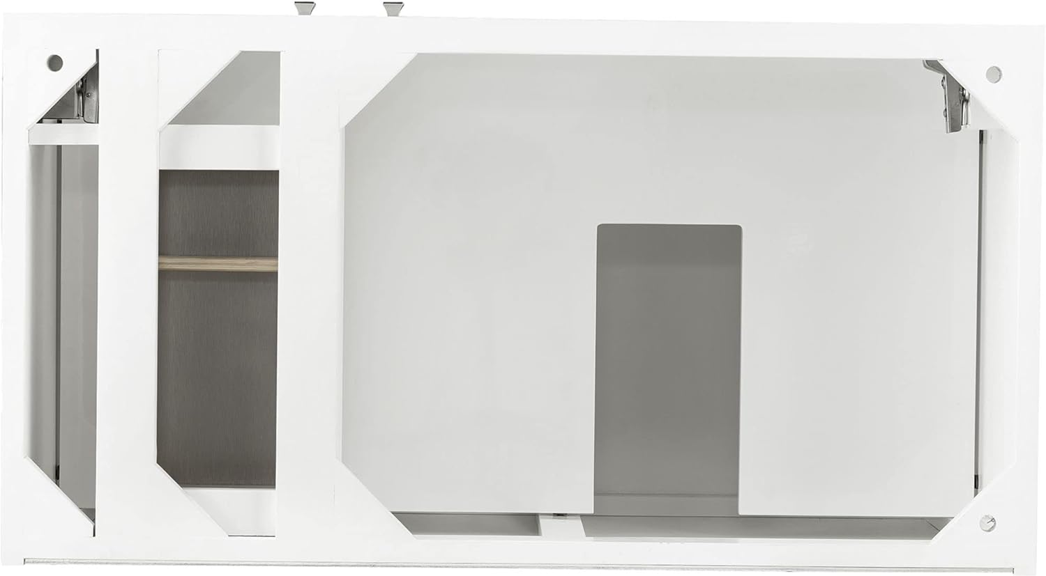 James Martin Vanities 210-V36 Linear 36" Single Basin Hardwood Vanity Cabinet Only - Glossy White