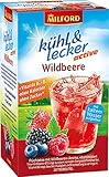 Milford kühl & lecker Active wildbeere schmeckt erfrischend beerig und stellt den idealen Durstlöscher nach sportlichen Aktivitäten dar
