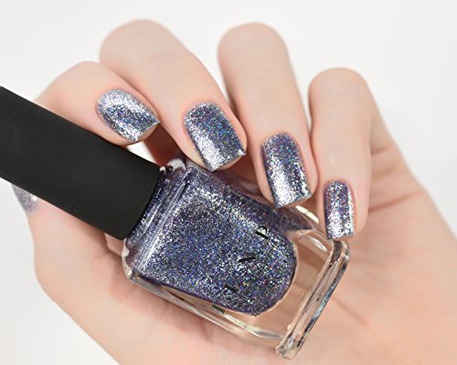 Image of ILNP Bulletproof Symphony - Medium Periwinkle Metallic Holographic Nail Polish