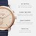 Fossil Hybrid Smartwatch - Q Tailor Dark Navy Leather
