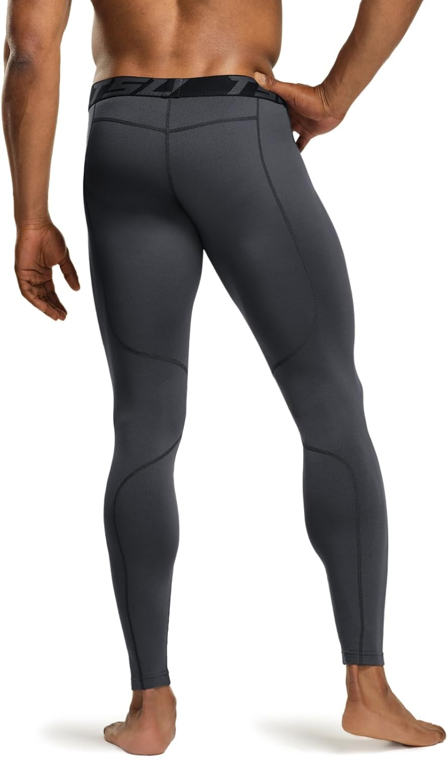 TSLA Men's Thermal Compression Pants, Athletic Sports Leggings & Running Tights, Wintergear Base Layer Bottoms - Image 2