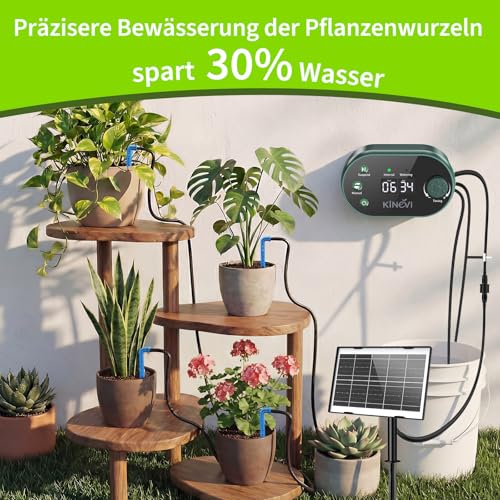 Royal Gardineer Autarke Bewässerung: Automatische Urlaubs-Bewässerungsanlage BWC-10 für 10 Zimmerpflanzen (Urlaubs Bewässerungssystem) 7 Royal Gardineer Autarke Bewässerung: Automatische Urlaubs-Bewässerungsanlage BWC-10 für 10 Zimmerpflanzen (Urlaubs Bewässerungssystem) – Bild 7