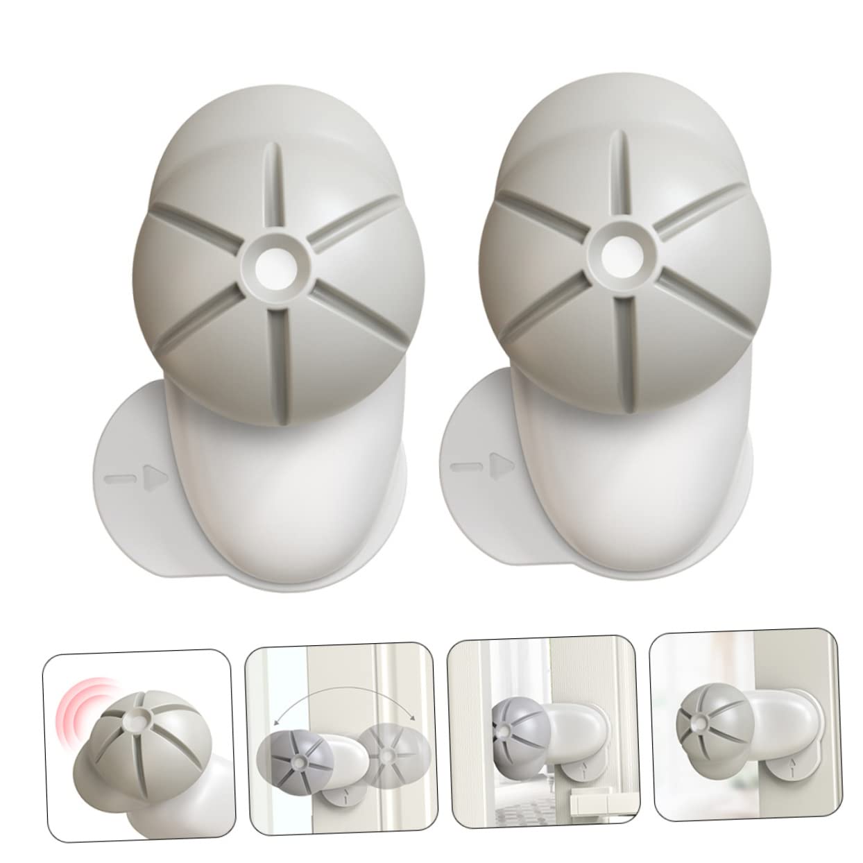 8piezas Protector De Puerta Antipellizco para Niño Niña Seguridad Infantil Evita Lesiones Dedos Diseño Duradero y Eficaz para Hogar y Guarderías