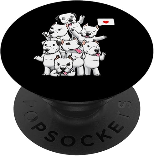 Funny Dogo Argentino Dog PopSockets Standard PopGrip