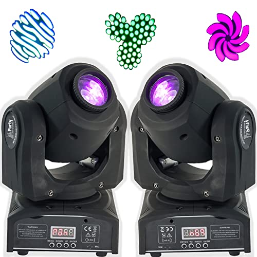 JEUX DE LUMIERE PACK DE 2 LYRES GOBOS DMX A PRIX FOU PA DJ SONO LED BAR CLUB DISCOTHEQUE SOIREE DANSANTE