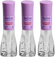 Kit Esmaltes Dailus Ultra Sec Poupa Meu Tempo 8ml (3 unidades)