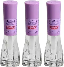 Kit Esmaltes Dailus Ultra Sec Poupa Meu Tempo 8ml (3 unidades)