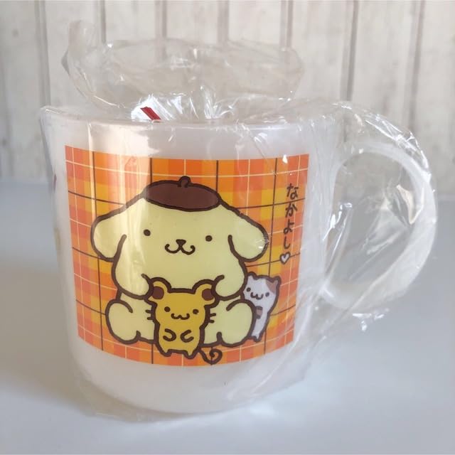 Amazon | ポムポムプリン プラスチックコップ レトロ | ノーブランド品