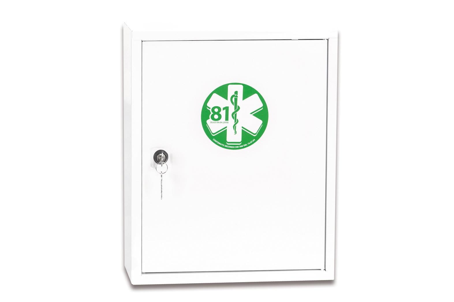 Gima 34197 Kit Pronto Soccorso All, 2 Magg, Valigetta Metallo