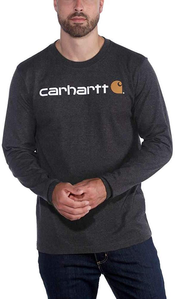 Carhartt 104107 T-shirt à manches longues avec logo Emea Core - Homme