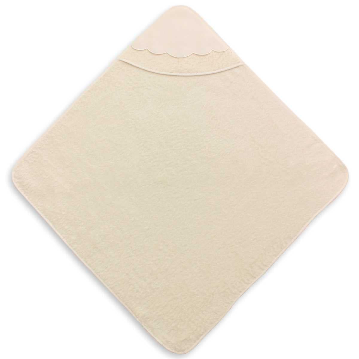 hobbymio.it Accappatoio triangolo neonato da ricamare a punto croce, accappatoio triangolo con tela aida, accappatoio in spugna, stelline, panna