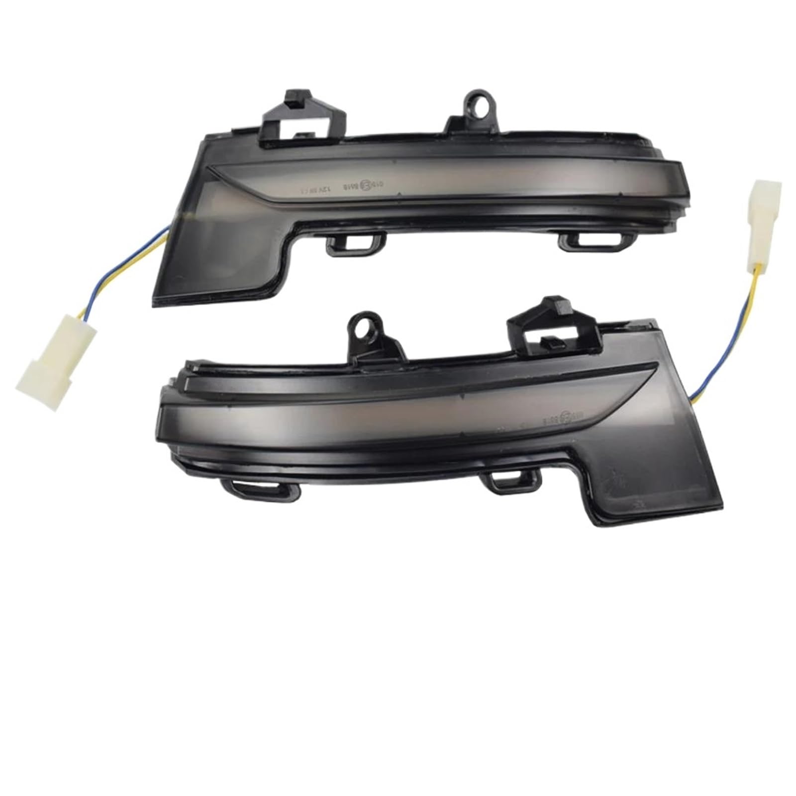 JCAKES Luz Intermitentes Para Skoda Para Octavia Mk3 Para A7 5E Señal De Giro LED Dinámica Luz Intermitente De Espejo 2014 2015 2016 2017 2018 2019 Indicador Retrovisor Espejo (Color : White-Yellow)