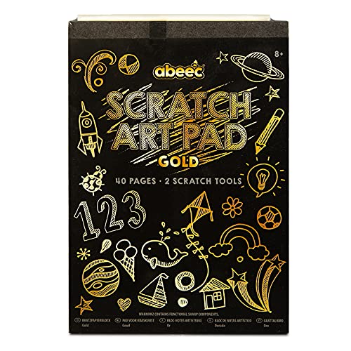 Abeec Scratch Art Pad (oro)