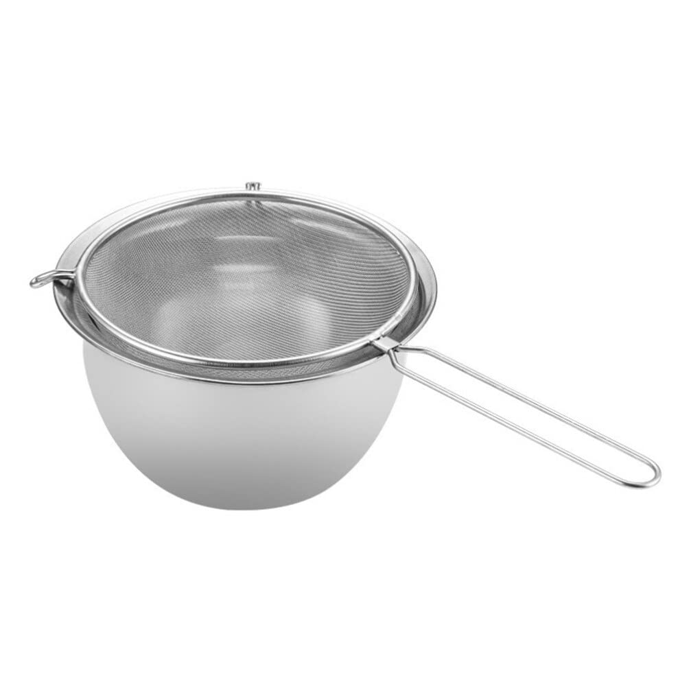 Colador de Malla Fina de Acero Inoxidable: colador de Cocina versátil de 8 Pulgadas para Fideos, arroz, harina y más