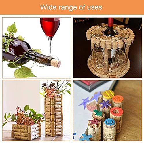 100 PCS Bouchons en Liège Naturel Bouchon de Bouteille de Vin en Bois Réutilisable pour Stockage et Scellage de Vin Déco Loisir Bricolage Bouteille de Vin (21 * 40mm) - Image 6