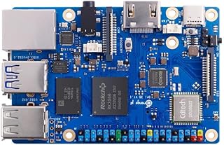 3B 8GB LPDDR4/4X Rockchip RK3566 Quad-Core 64-Bit Single Board Computer with eMMC Socket, WiFi 5 and Bluetooth Support, Development Board Run Android/Ubuntu/Debian(Pi 3B 8GB)