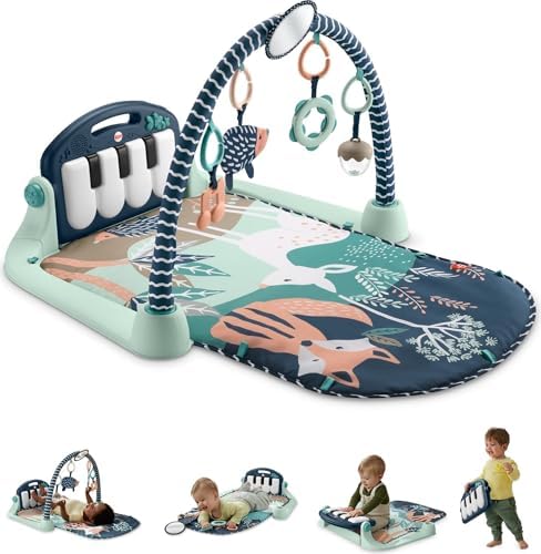 Fisher-Price Gimnasio-Piano pataditas Alfombra de Juego para bebé...