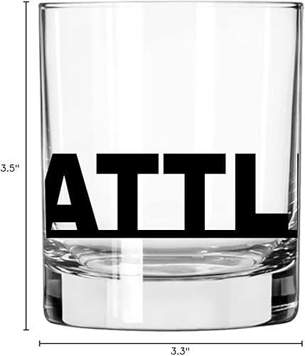 Miniatura 8 de Toasted Tales Seattle Skyline Whiskey Glass  Seattle Glass Cityscapes  11 onzas de vidrio de rocas antiguas diseño urbano de ciudad para los amantes