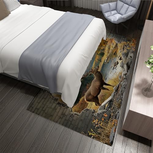 Tapis mur de pierre fin 90x120cm pour salon et entrée sans bloquer - 5