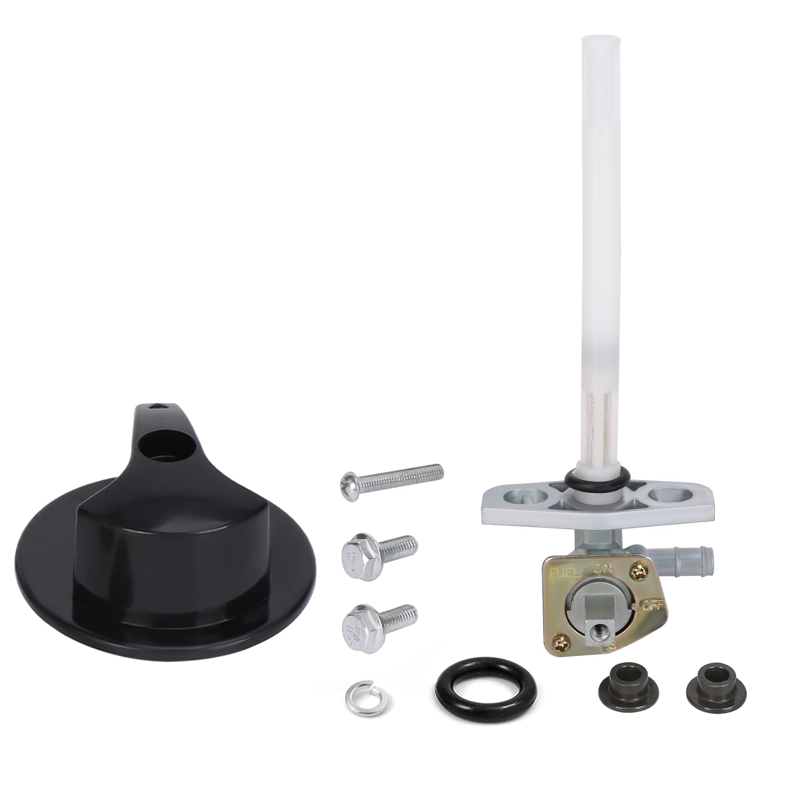 CHTAIXIN Fuel Tank Petcock and Lever Compatible with Honda TRX400EX TRX400X 1999-2014, Valve Switch