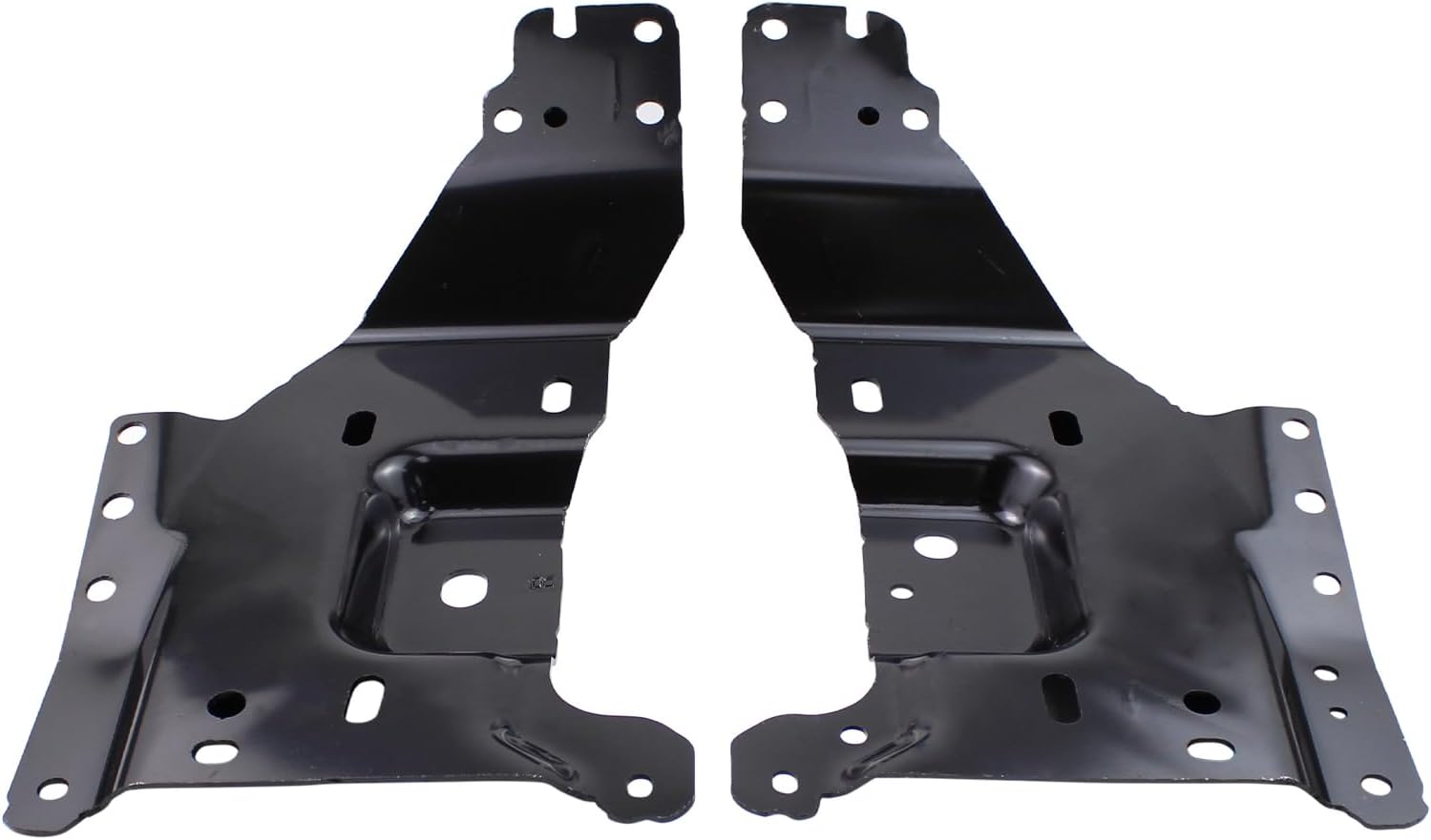 2Pcs Front Driver and Passenger Side Bumper Mounting Plate for Ford F-150 2021-2023