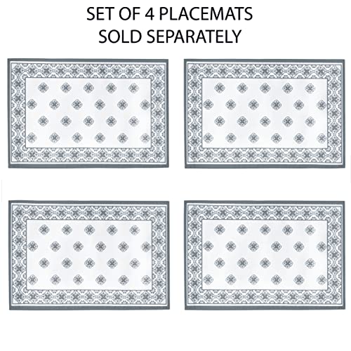 Servilletas de Tela Cuadradas Set 8 Mykonos Gris miniatura 5