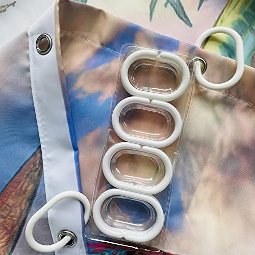 Anhope Whitetail Deer Shower Curtain Autumn Nature Theme Fall Forest Lake Wildlife Animal Elk Print Pattern Bath Curtain Waterproof Fabric Bathroom Bathtub Decor Set With 12 Plastic Hooks 72 X 72 Inch #TOP2