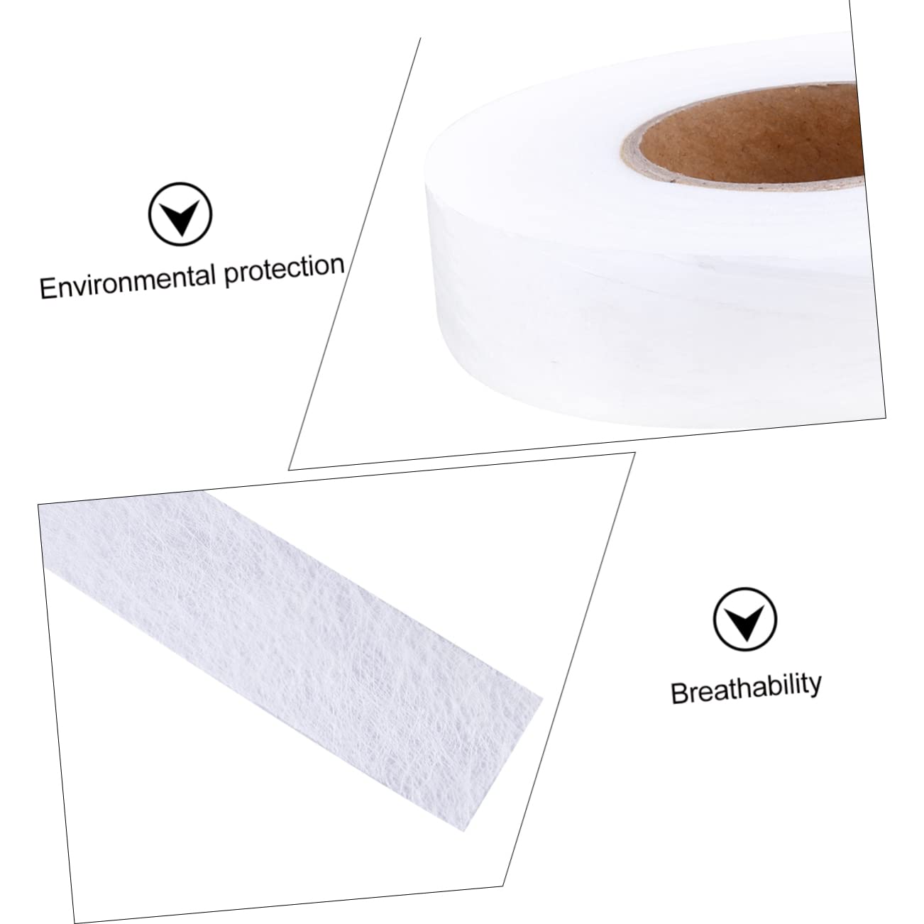 STOBOK 6pcs Hot Melt Hemming Tape Adhesive Strips for Crafts Double Sided Tape for Garments
