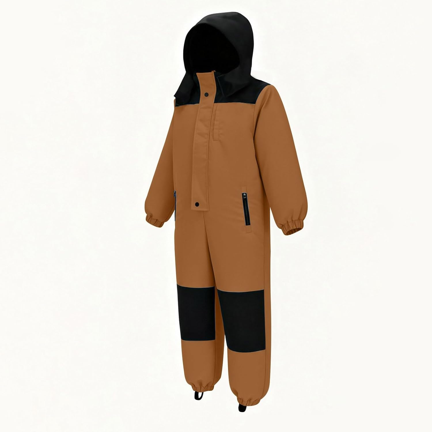 Girls Boys Kids Snow Suit Hooded Waterproof Warm Ski Suit One Piece Jumpsuit Winter Outdoor Snowboarding Overalls