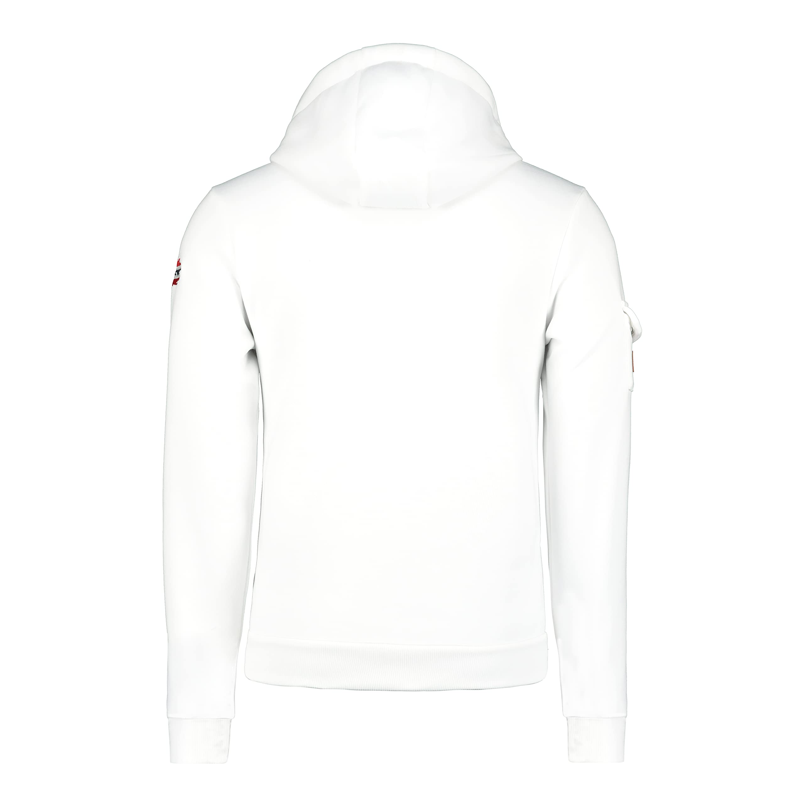 Geographical Norway GARADOCK Men - Felpa con Zip da Uomo - Felpa in Cotone da Uomo - Felpa con Cappuccio Giacca A Manica Lunga - Felpa con Cappuccio Sport Casual Tasche Tessuto Traspirante