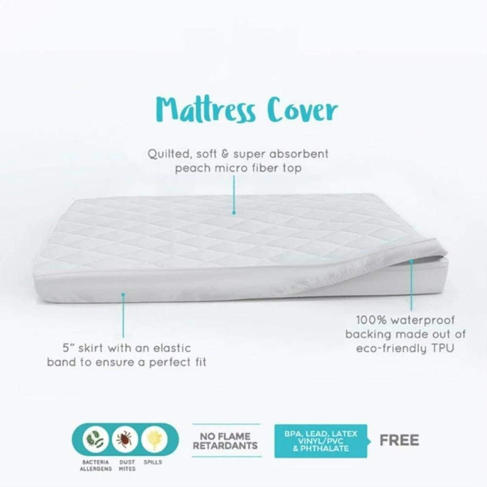 24a 38 Waterproof Mattress Protector For Pack N Play Baby