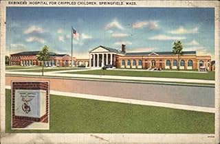 Shriner's Hospital for Crippled Children Springfield, Massachusetts MA Original Antique Postcard