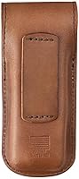 Vista 4 de LEATHERMAN, Funda de cuero Heritage con cierre de presión para herramientas multiusos, marrón, grande
