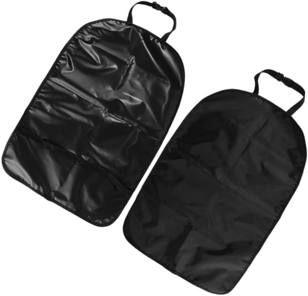 Milisten Boys and Girls Kick Mat for Car Black Car Seat Back Protector Non-Slip Easy to