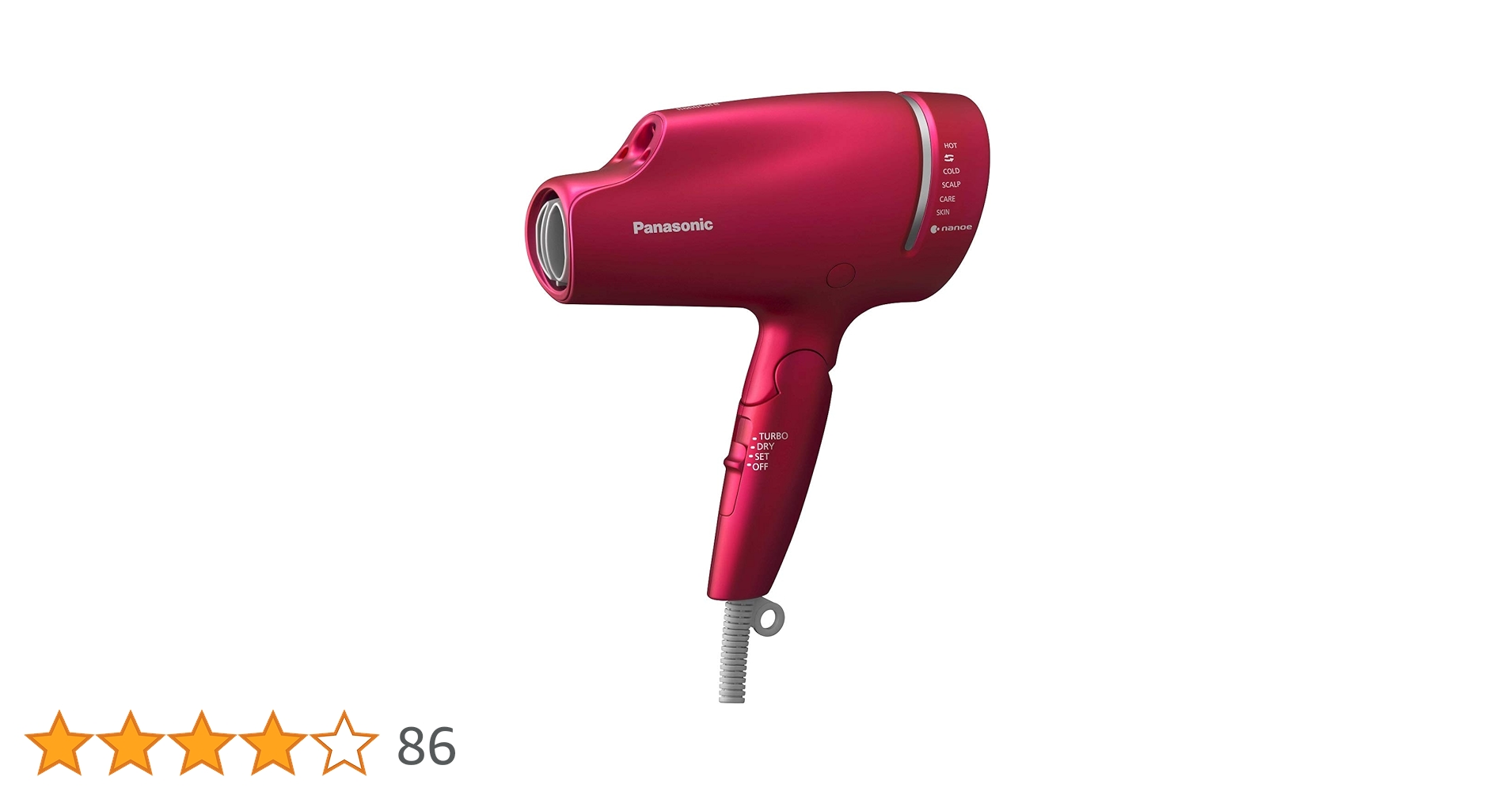 Amazon | パナソニック ヘアドライヤー ナノケア ルージュピンク